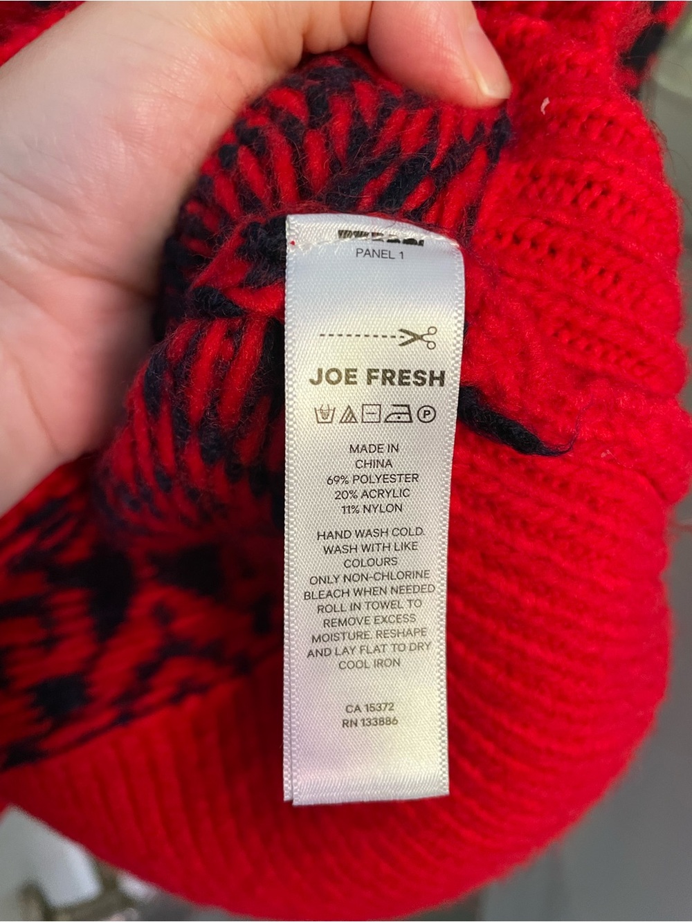 NWT Joe Fresh nordic style Christmas Knit sweater XL - Picture 6 of 6